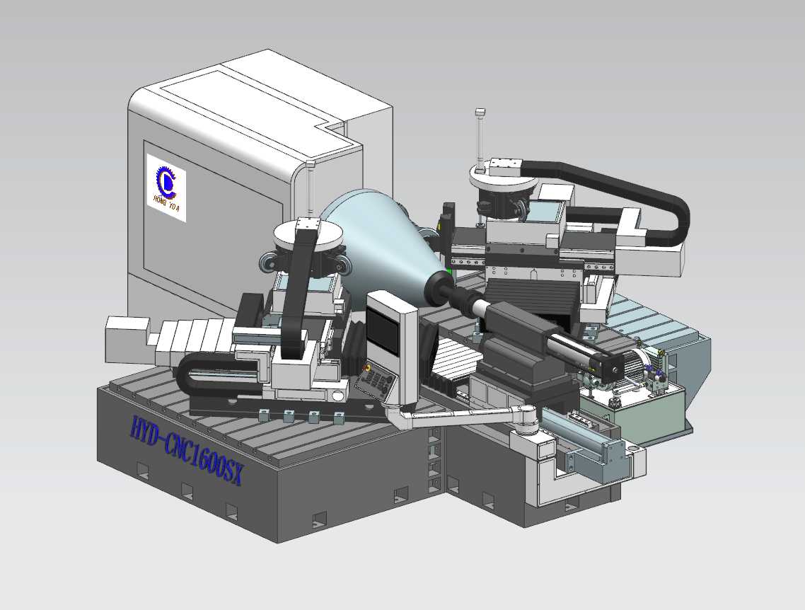 HYD-CNC1600SX 加強(qiáng)型雙輪旋壓機(jī)